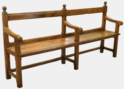 Victorian Oak Bench Pew
