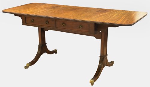 Regency Mahogany Sofa Table in the Manner of Gillows
