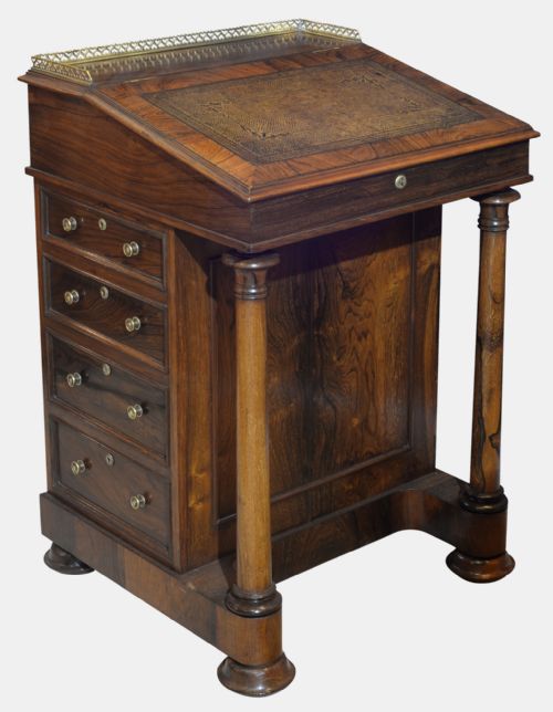William IV Rosewood Davenport Desk
