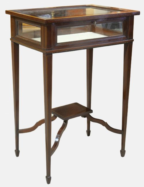 Edwardian Sheraton Revival Bijouterie Table
