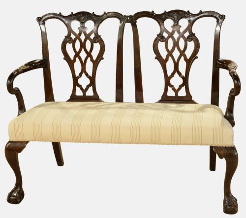 George III Style Back Settee