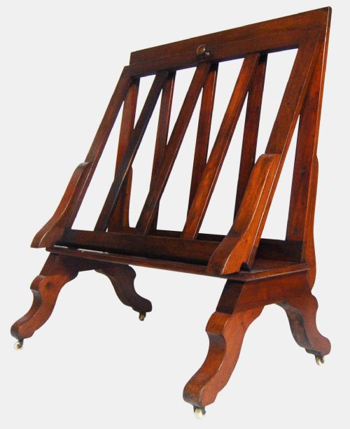 Victorian Mahogany Folio Stand