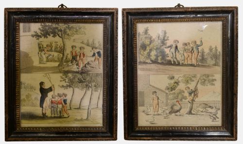 19th Century Hand Coloured Engravings