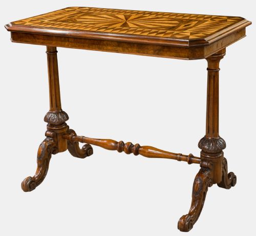 Regency Occasional Table with Parquetry Top