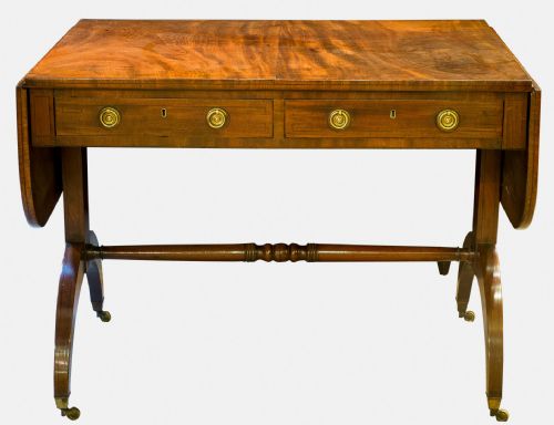 Regency Mahogany Sofa Table