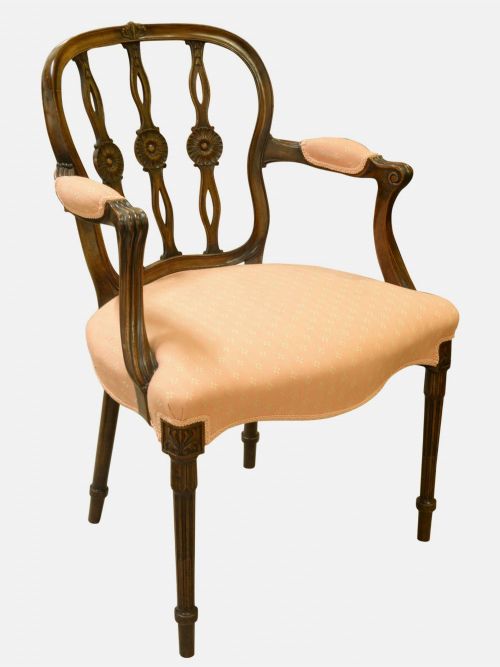 Mahogany Armchair of Hepplewhite Design