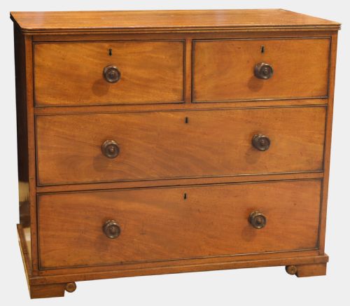 Small 19th Century Pale Mahogany Chest