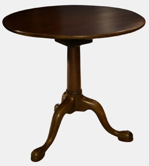 George II Mahogany Birdcage Tripod Table