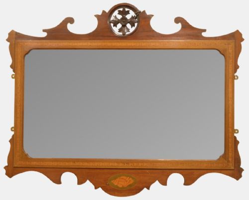 Inlaid Mahogany Mirror