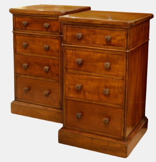 Pair of 19th Century Bedside Chests