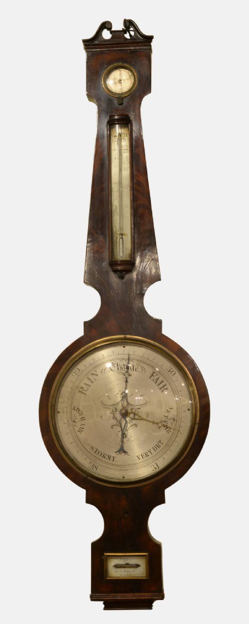 Mahogany Cased George III Wheel Barometer