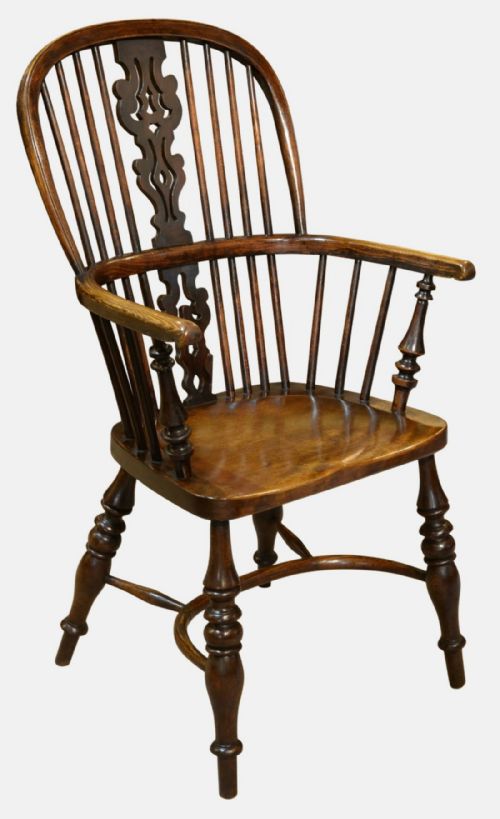 Beechwood & Ash High Back Windsor Chair