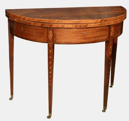 Scottish Mahogany Console Tea Table