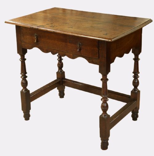 18th Century Period Oak Side Table