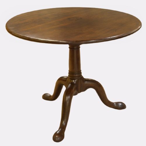 Mahogany Birdcage Tripod Table