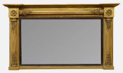 William IV Gilded Overmantel Mirror