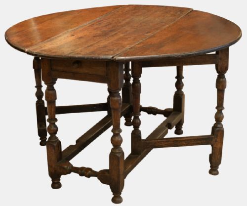 17th Century Oak Gateleg Table