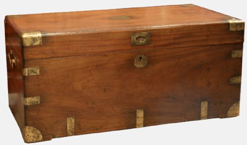 Camphor Wood Brass Bound Trunk