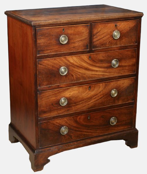 Small 18th Century Mahogany Chest of Drawers