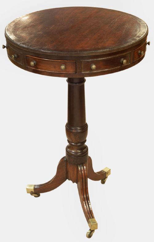 Small 19th Century Mahogany Drum Table