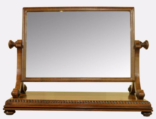 George III Mahogany Swing Mirror