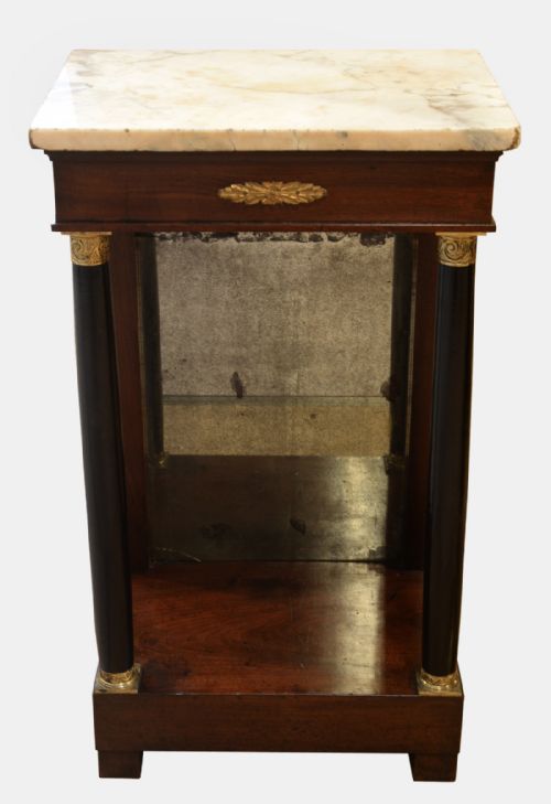 French Empire Mahogany Pier Table