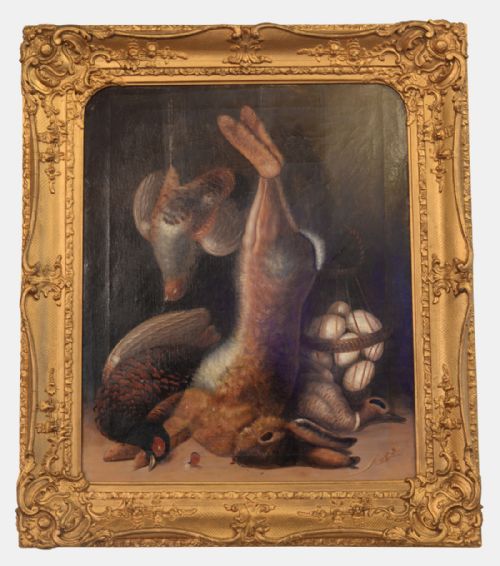 Oil on Canvas in Gilt Frame