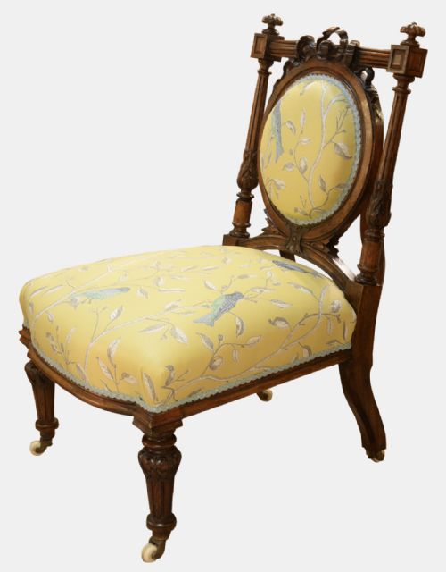 Nursing Chair in Sanderson Fabric