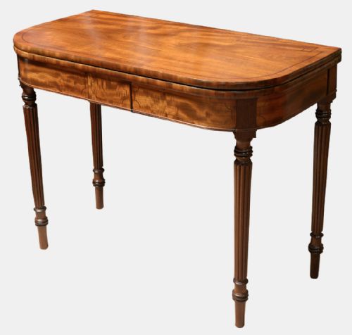 Regency Mahogany Tea Table