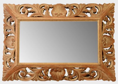 Limed Oak Rectangular Mirror