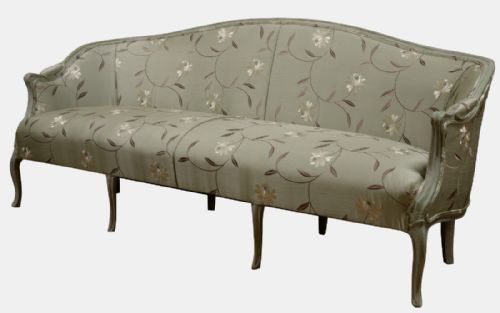 
19th Century English Painted French Style Sofa