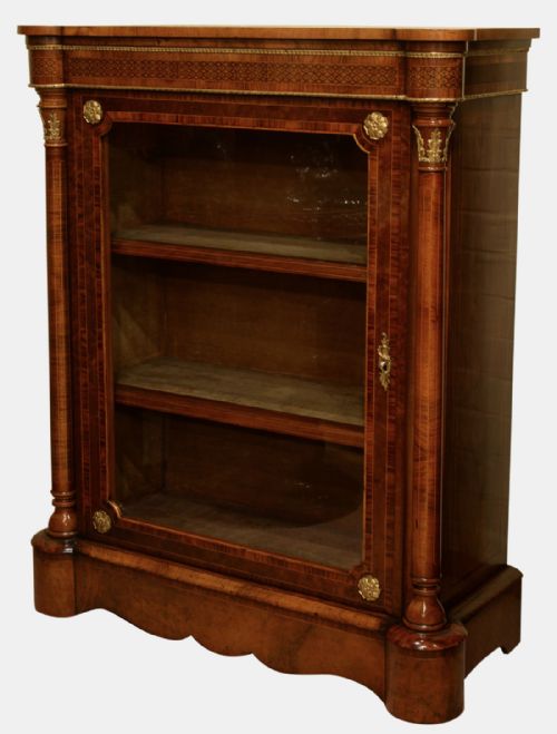 19th Century Walnut Pier Cabinet