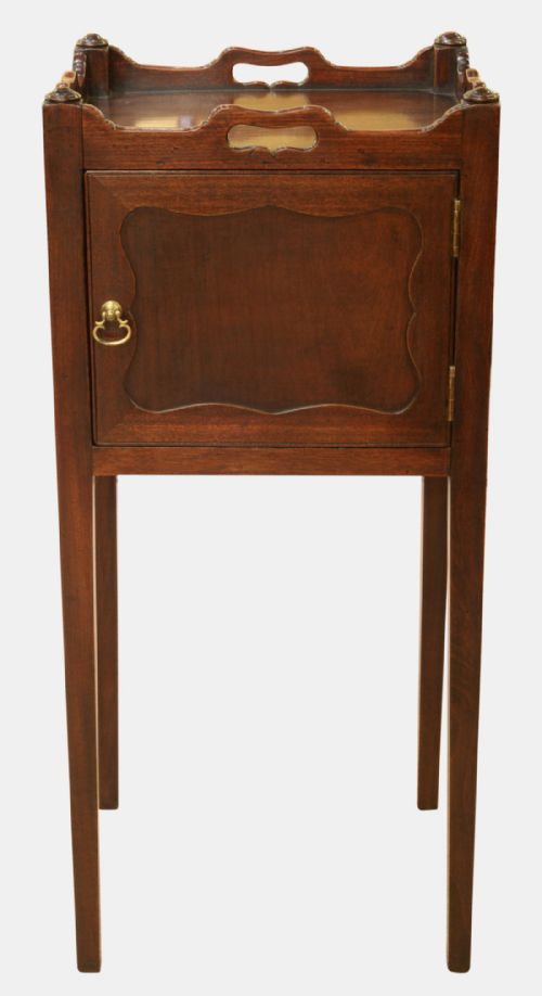 George III Mahogany Bedside Cupboard