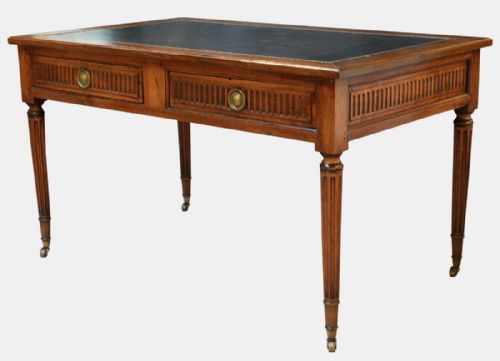 19th Century Walnut Partners Library Table