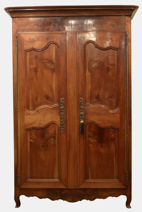 19th Century French Fruitwood Armoire