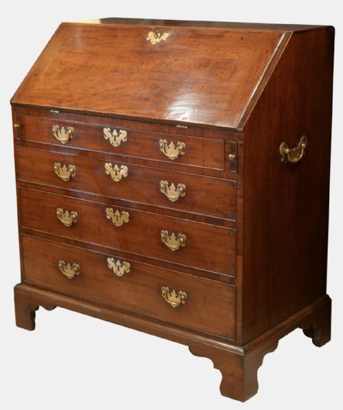 George III Mahogany Bureau