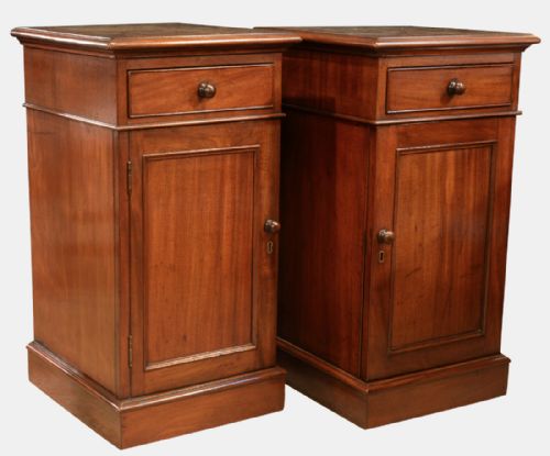 Pair of Mahogany Bedside Cabinets