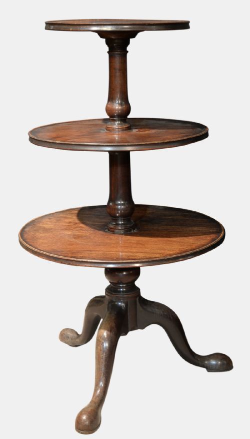 George II 3 Tier Dumb Waiter