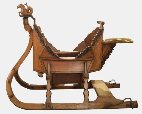 19th Century Eastern European Sleigh