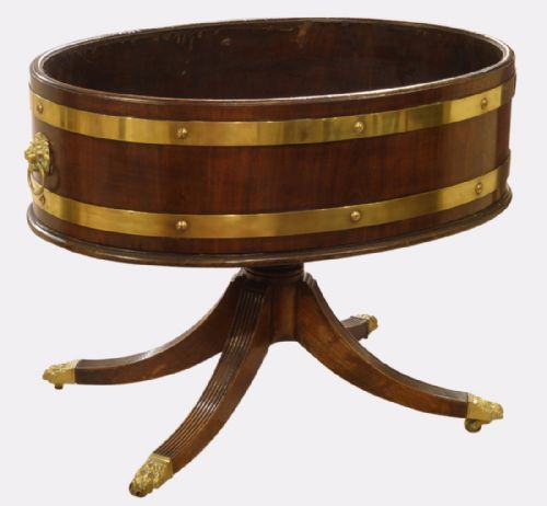 Mahogany Oval George III Style Wine Cooler