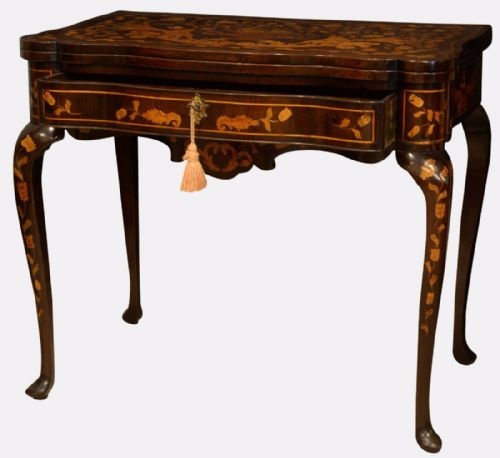18th Century Dutch Mahogany Tea Table

