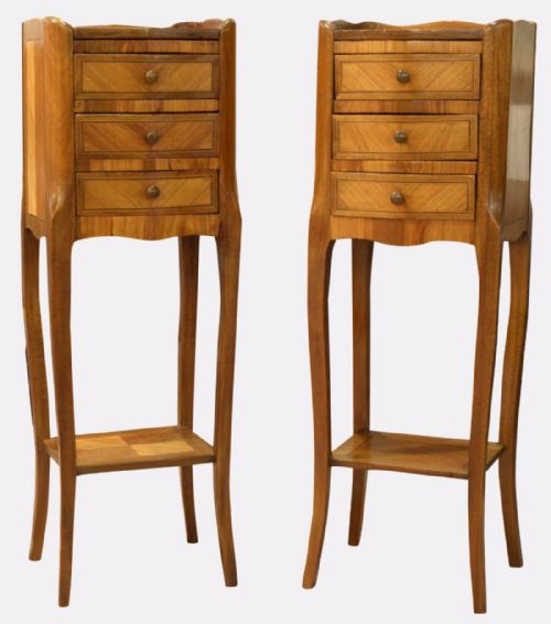 Pair of 20th Century Kingwood Bedside Tables