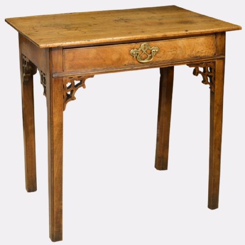 18th Century Fruitwood Single Side Table
