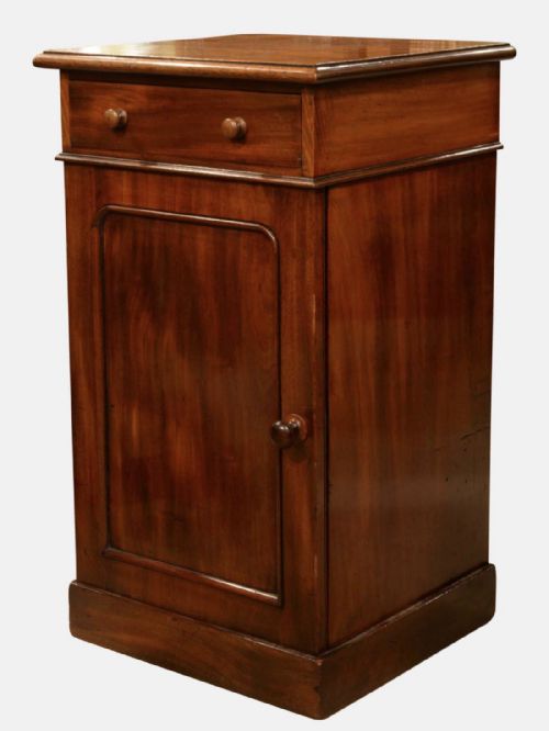 19th Century Mahogany Bedside Cupboard