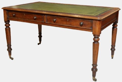 Mahogany Centre Standing Writing Table