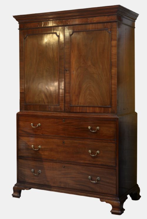 Mahogany Linen Press