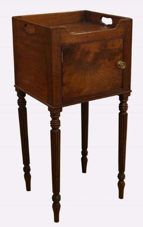 Regency Mahogany Bedside Cupboard