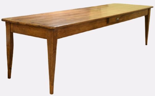 19th Century French Cherrywood Farmhouse Table
