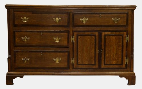 19th Century Oak Dresser Base