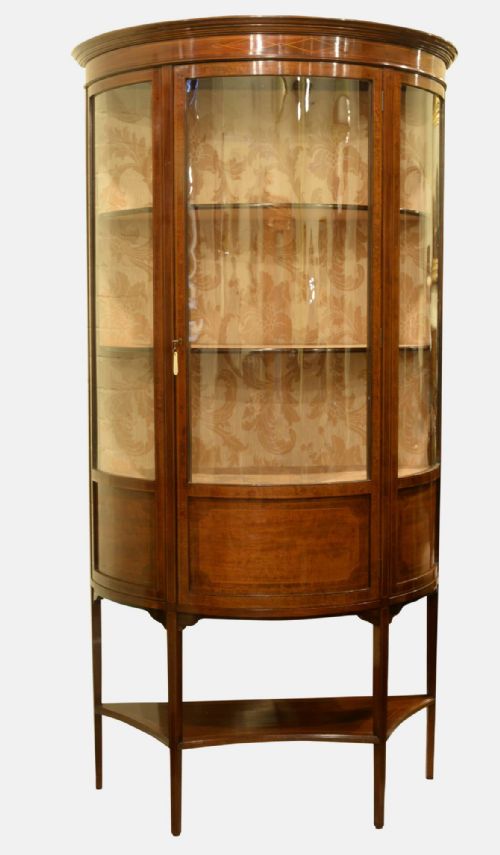 Edwardian Period Mahogany Display Cabinet